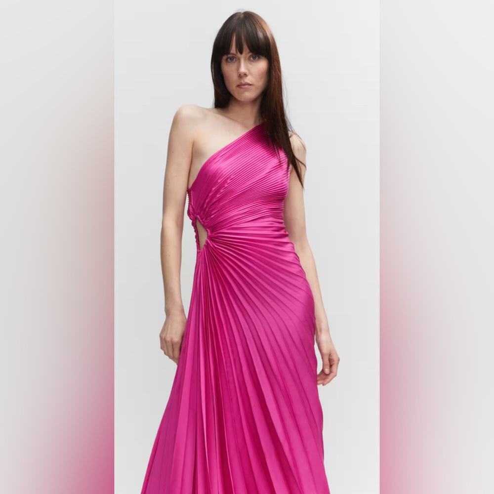 COPY - Mango Asymmetrical Pink Dress